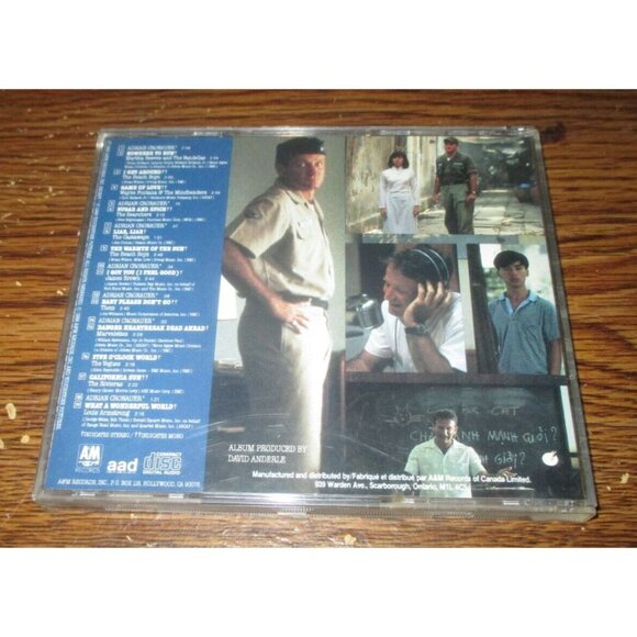 Good Morning Vietnam Soundtrack (CD, 1988, A & M Records, Various Artists) - Picture 3 of 3